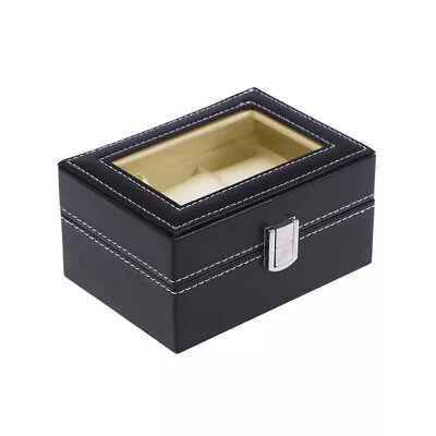  Watch Holder Case Man Mens Watches Jewelry Storage Organizer Box Display • £15.65