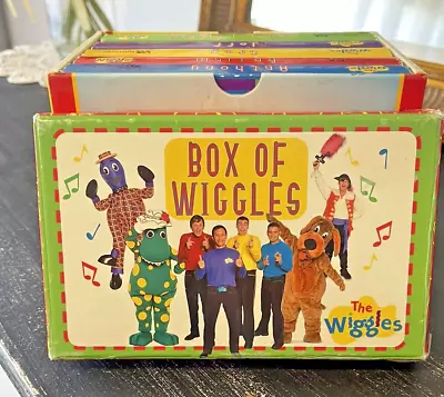 The Wiggles: Box Of Wiggles Books - 2005 Vintage X 5 Board Books Orginal Cast • $45
