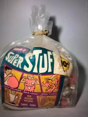 Vintage 1966 WHAM-O SUPER STUFF Gum Vending Machine Capsule Old Store Stock NOS • $18.95