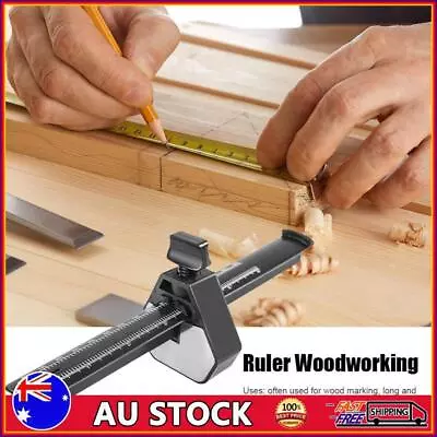 Parallel Line Scriber Parallel Marking Gauge With Scale Woodworking Drawing • $11.09