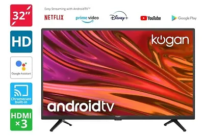 Kogan 32  LED Smart Android TV (Series 9) - Google Assistant/Built-In Chromecast • $259.99