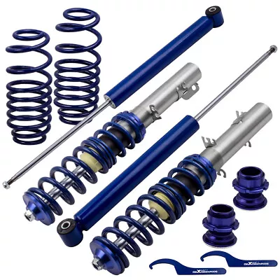 Adjustable Coilover Suspension Struts Kit For VW Golf Jetta MK4 99-04 FWD • $190