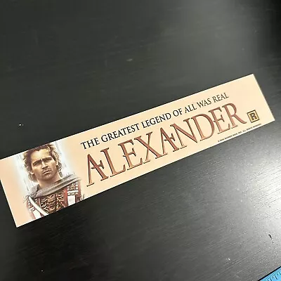 ALEXANDER (2004) Movie Mylar Poster OG DS 2.5x11.5 Colin Farrell Angelina Jolie • $14.99