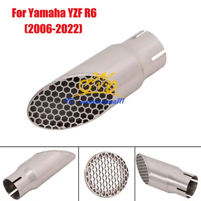 Mini Short Exhaust Pipe For Yamaha YZF R6 2006-2022 Slip On Muffler Escape Tips • $41.86