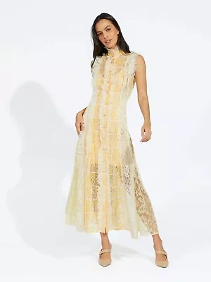 $140 • Buy Alice McCall Oh! You Pretty Thing Midi Dress Yellow Size 8