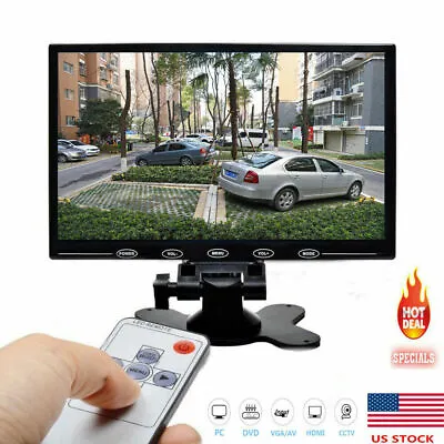 Mini 9  Security CCTV Monitor PC Screen AV/VGA/HDMI For DSLR POS Car DVD Laptop • $65.59