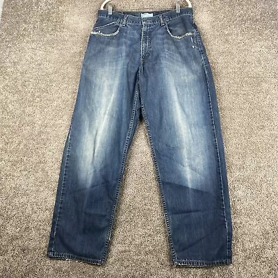 Levi's SilverTab Baggy Straight Vintage Jeans Men's Size W34xL32 Blue Faded • $79.99