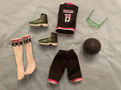 Monster High Deuce Casketball FashionPack Outfit  Uniform Shoes Socks Sunglasses • $27.95