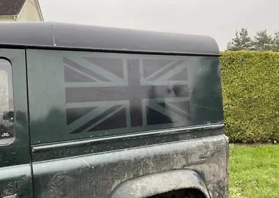 Union Jack Flag Gb Stickers Graphics Decals For Land Rover Defender 90 • £29