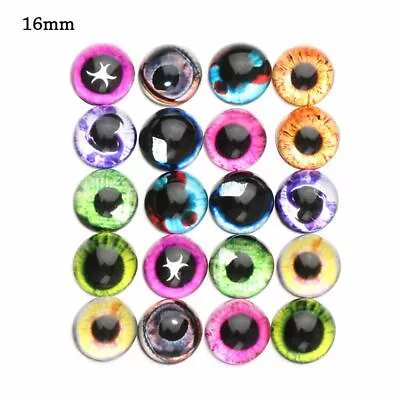 £3.67 • Buy Funny Toy Dinosaur Animal Eyes Glass Dolls Eyes DIY Crafts Doll Eyeballs