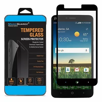 MagicGuardz® Full Cover Tempered Glass Screen Protector For ZTE Blade X Max • $2.55