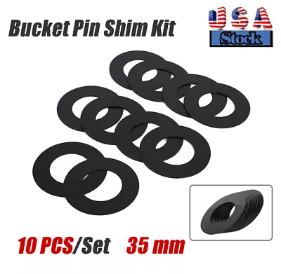 Bucket Pin Shim Kit 35mm For Excavator Skid Steer Bobcat Deere Komatsu US STOCK • $11.99