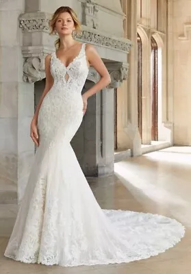 Bridal Gown Mori Lee 2133 Summer V-Neck Wedding Dress • $499