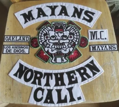 Mayans Northern Cali  35 Mc Iron On Embroidered Set Large Size • $63.99