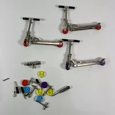 Vintage Skate Bike Finger Scooter Toy Lot 3 Scooters And Parts • $19.77