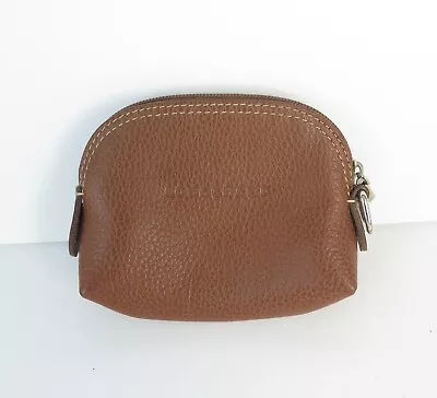 Longchamp Le Foulonné Leather Coin Purse  In Colour Caramel. Rrp $175 • $64.29