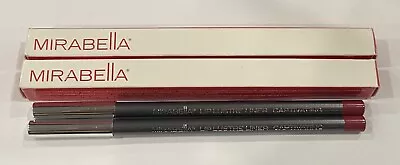 (2) Pack!!!! New In Box! Mirabella Captivating Lip Lustre Liner Pencil • $49.99