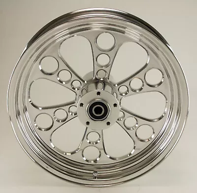 Ultima Polished Kool Kat CNC 18  X 5.5  Rear Wheel For 200 Series Softail Rigid • $433.19