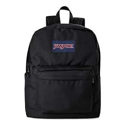 Black JanSport SuperBreak Backpack: Unisex School Bag Redefined. • £79.08