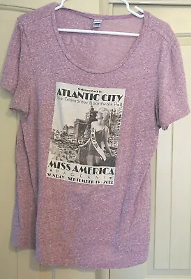 Miss America 2014 Pink Crown T-shirt Size XL • $9.99