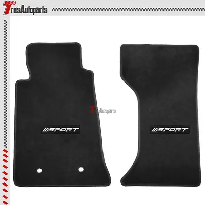 Fits 06-15 Mazda MX-5 Miata Coupe Black Floor Mat Car Carpet Nylon 2PCS W/ Sport • $55.99