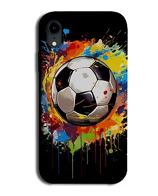 Colorful Football Graffiti Phone Case Cover Footballer Ball Classic Novelty DB72 • £12.99