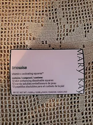 Mary Kay Timewise Vitamin C Activating Squares~12 Pack~disc'td~serum Separate! • $12.99