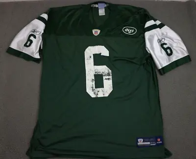 Mark Sanchez New York Jets NFL Football REEBOK Jersey Men's Size 2XL Green • $13.76