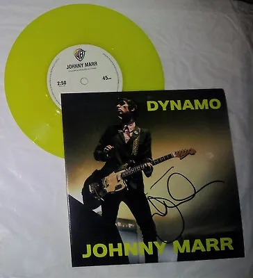 £65 • Buy JOHNNY MARR Dynamo 45 / 7  Vinyl FULLY SIGNED RARE AUTOGRAPHED SMITHS
