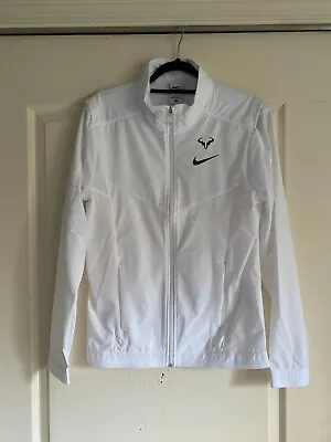 Nike Court Rafael Nadal Light Tennis Jacket White DD8537-100 Men Sizes White • $65