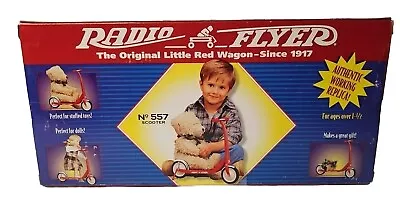 VTG Radio Flyer Miniature Red Scooter Model No 557 New In Box NOS Doll Bear Gift • $26.95