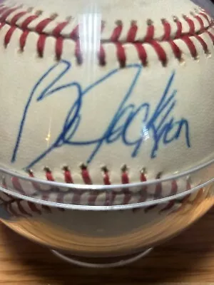 KANSAS CITY ROYALS: Bo Jackson Single-Signed Official American League Baseball! • $79.95