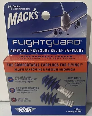 Mack's Flightguard Earplugs - 1 Pair • $10.99