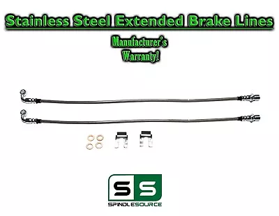 Extended Brake Line Set FITS 2003 - 2008 Dodge Ram 2500 3500 (1500 MEGA CAB) 2WD • $67.57