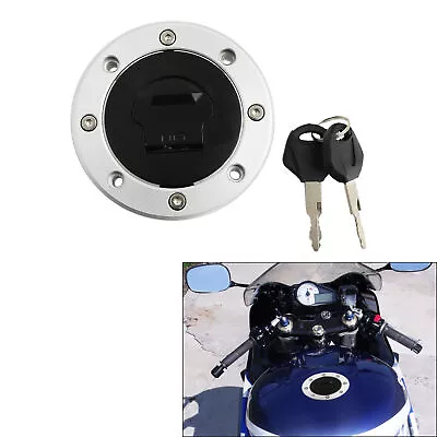 Fuel Gas Tank Cap Cover KeyFor Suzuki GSXR750 01-03 GSXR600 97-03 GSXR1000 01-02 • $12.83