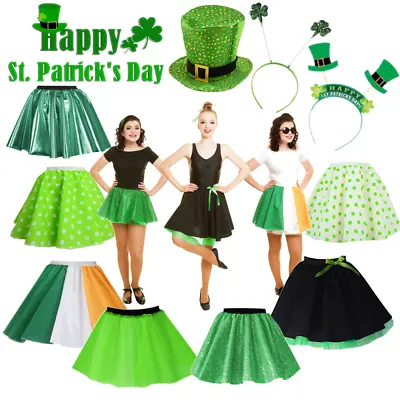 St Patricks Day Skirts Ireland Costume Irish Costume Women's Sizes • $17.67