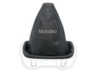$28.99 • Buy For Ford Mondeo Mk4 07-14 Gear Shift Boot Gaiter Cover Leather Embroidery Gray