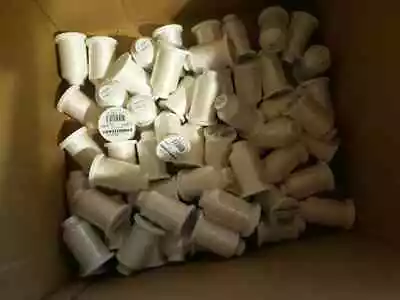 Mettler Embroidery 100% Cotton Lot Of 50 Spools 700m White Thread • $48