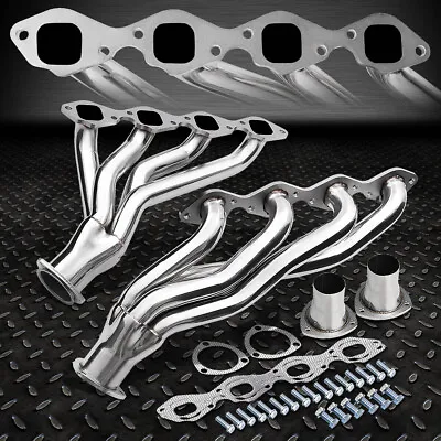 For 65-73 Chevy/Gm Bbc V8 366-454 2Pc Square Port Shorty Exhaust Header Manifold • $135.88