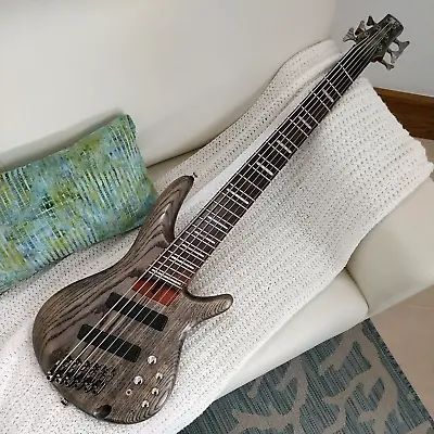 Ibanez SRFF806BKS 6-String Fan Fret Bass - Multi-scale 6 String Bass • $899