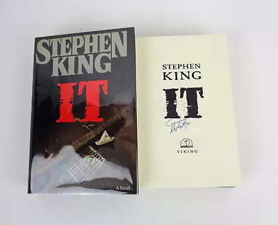 £2830.68 • Buy Stephen King Author Signed Autograph It 1st Edition/1st Printing Hardcover Book