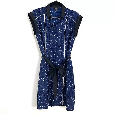 $18.74 • Buy Jason Wu For Target Womens XS Blue Polka Dot Collared Dress 20th Anniversary