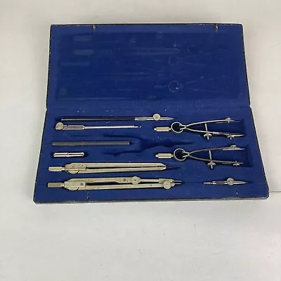 Antique Kern Swiss Made Drafting Set 9 Piece • $29.99