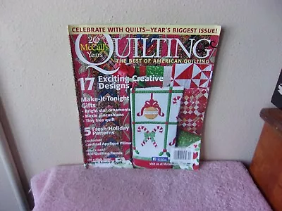 McCALL'S QUILTING MGAZINE 5 FRESH HOLIDAY PATTERNS  NOVEMBERDECEMBER 2013 • $13.89