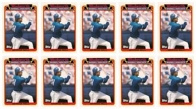 (10) 1989 Topps Woolworth Baseball Highlights #7 George Bell Lot Blue Jays • $21.83