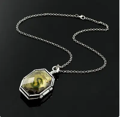 Harry Potter Magic Horcrux Of Salazar Slytherin's Locket Pendant Necklace  • $6.99