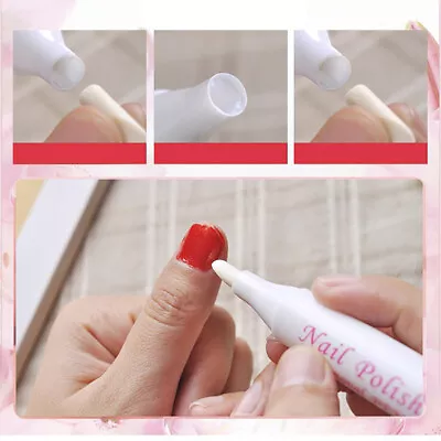 5 Pcs Nail Art Polish Remover Cleaner Corrector Pen Replaceable Brushes 15 T_BI • $3.42