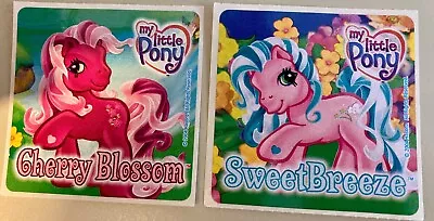 MLP 'SWEET BREEZE N CHERRY BLOSSOM'  2004 Hasbro Party Favour Sticker 2.5 X 2.5 • $4.25