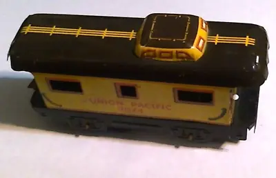 Marx O Scale  Caboose Union Pacific 3824 Tin Litho Toy Train • $6.98