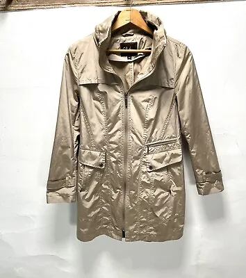 Cole Haan Tan Lightweight Rain Jacket Hooded Size Women’s PS • $27